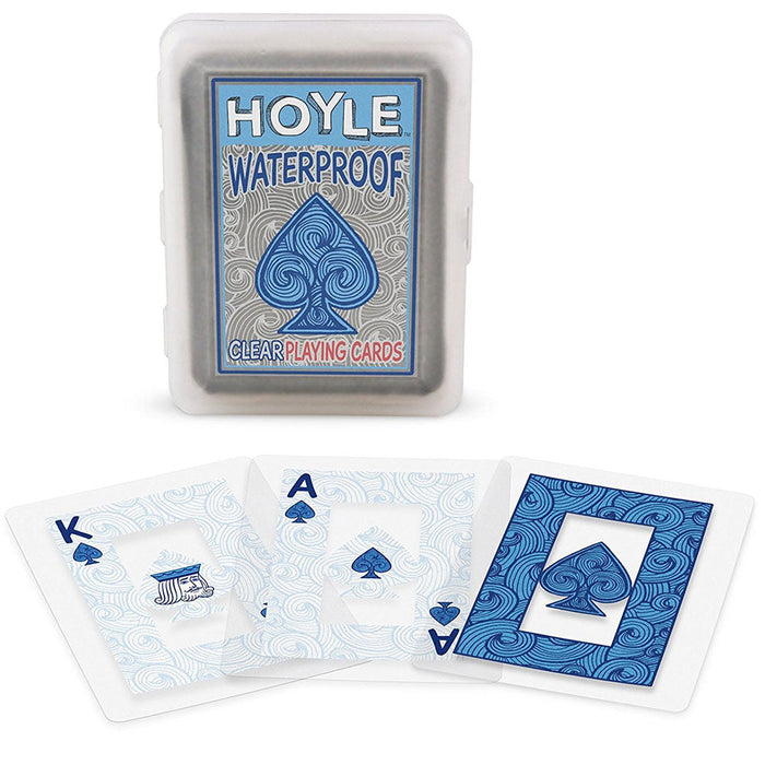 Hoyle Waterproof Clear Playing Card Deck