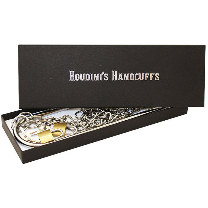 Houdinis Handcuffs Chrome with Padlocks (VDF)