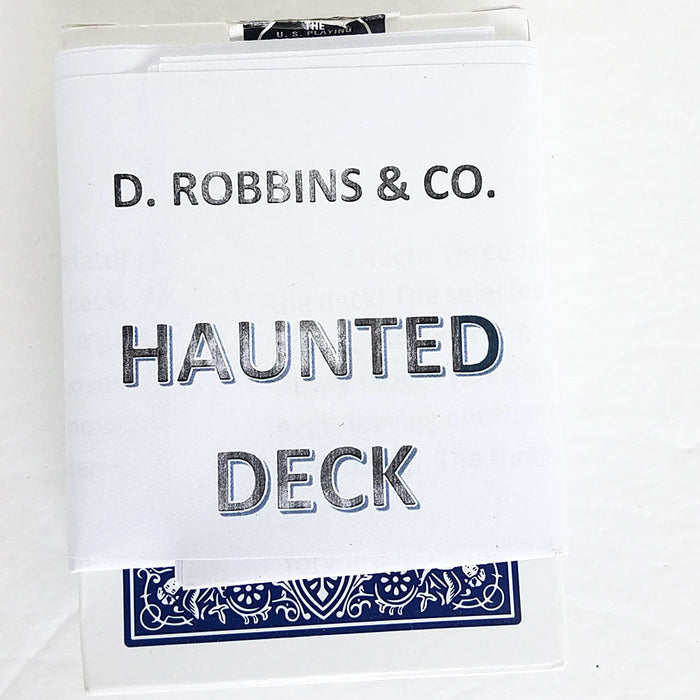 Haunted Deck Bicycle Poker (E-Z) - Blue