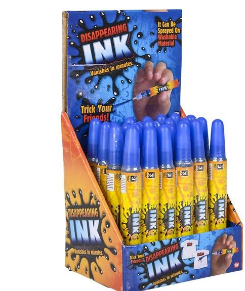 Disappearing Ink Pen Tube - Display of 24