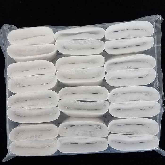 Mouth Coils - Jumbo Cresey 46 ft - White - Pack of 12