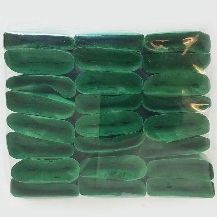 Mouth Coils - Regular Cresey - 25 ft - Green - Pack of 12