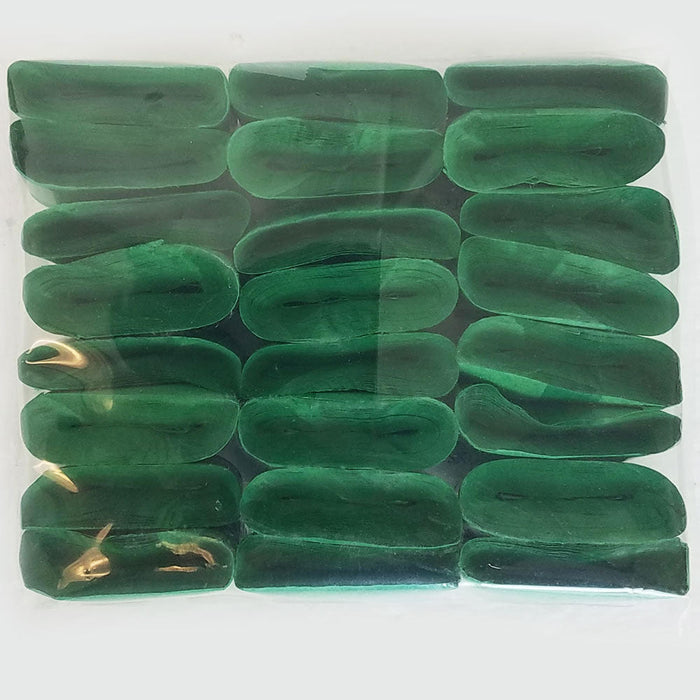 Mouth Coils - Jumbo Cresey - 46 ft - Green - Pack of 12