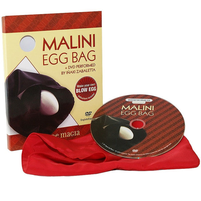 Malini Egg Bag and DVD - Red Bag (Bazar de Magia)