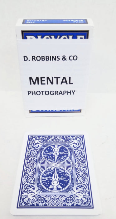 Mental Photo Bicycle Poker Deck (E-Z) - Improved - Blue backs