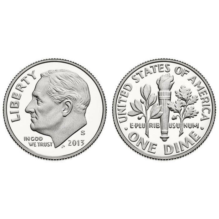 Real Coins - Dime - Roll of 50