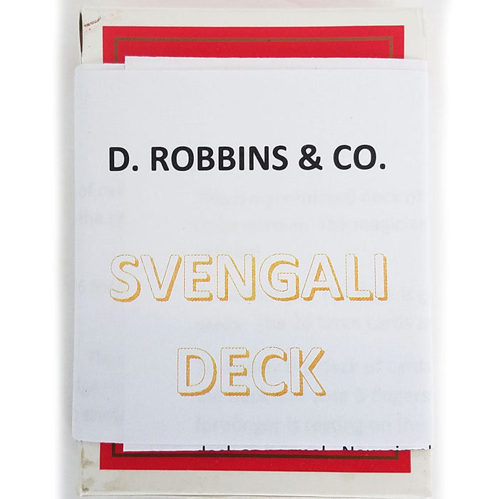 Svengali Deck - Bicycle Standard Poker (E-Z) - Red