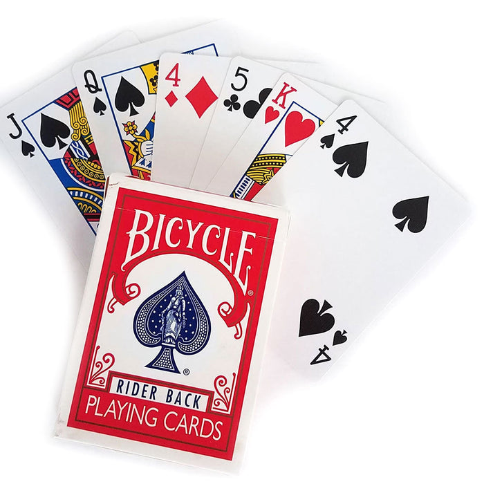 Svengali Deck - Bicycle Standard Poker (E-Z) - Red
