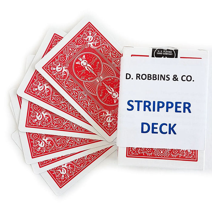 Stripper Deck Bicycle Poker (E-Z) - Red