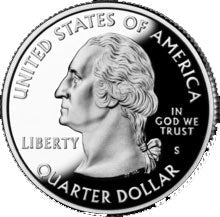 Steel Core Coin - Quarter US $0.25 (E-Z)
