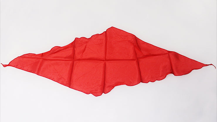 Diamond Cut Silks 18" (10" x 25") - Red - Pack of 12