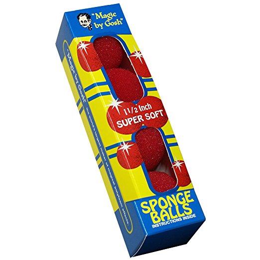 Sponge Balls - 2" Red - Professional Style - Pack of 4 (Goshman)