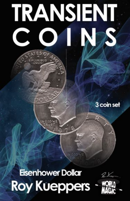 Transient Coins Eisenhower Dollar - Split 3 Coin Set (Roy Kueppers)