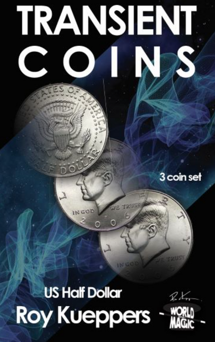 Transient Coins Kennedy Half Dollar - Split 3 Coin Set (Roy Kueppers)