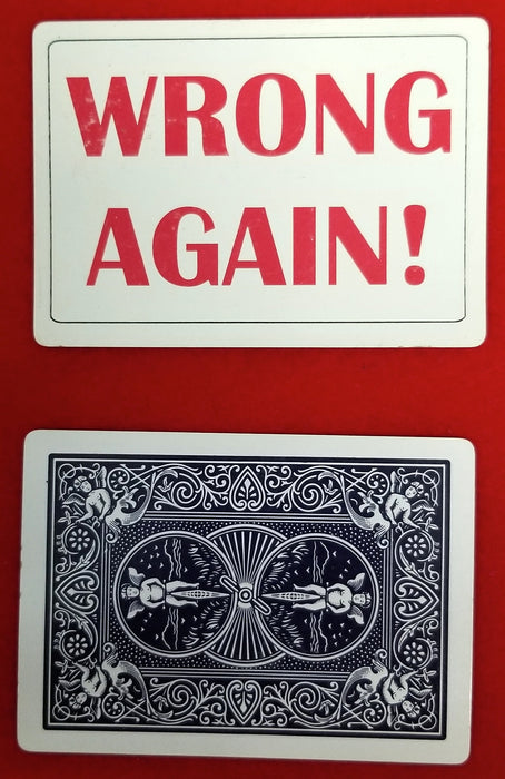 Playing Cards - Wrong Again Imprints - Bulk Pack of 100