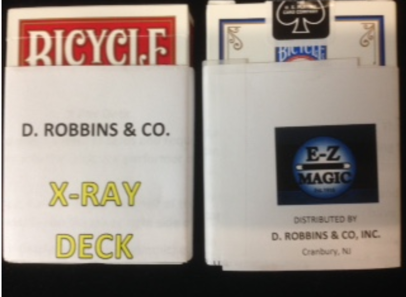 X-Ray Deck - Bicycle - Blue backs