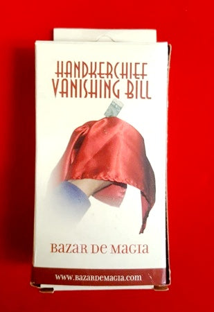 Classic Handkerchief Vanishing Bill - Red (Bazar de Magia)